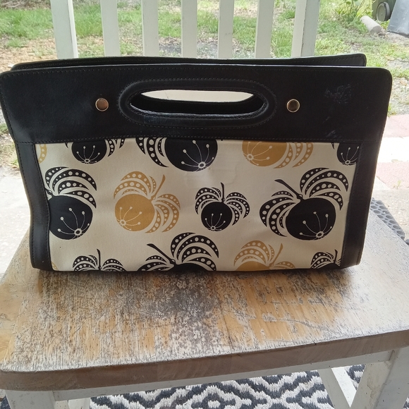 Agnes and Hoss Silk Mini Tote Satchel Wth Defects - Picture 1 of 11